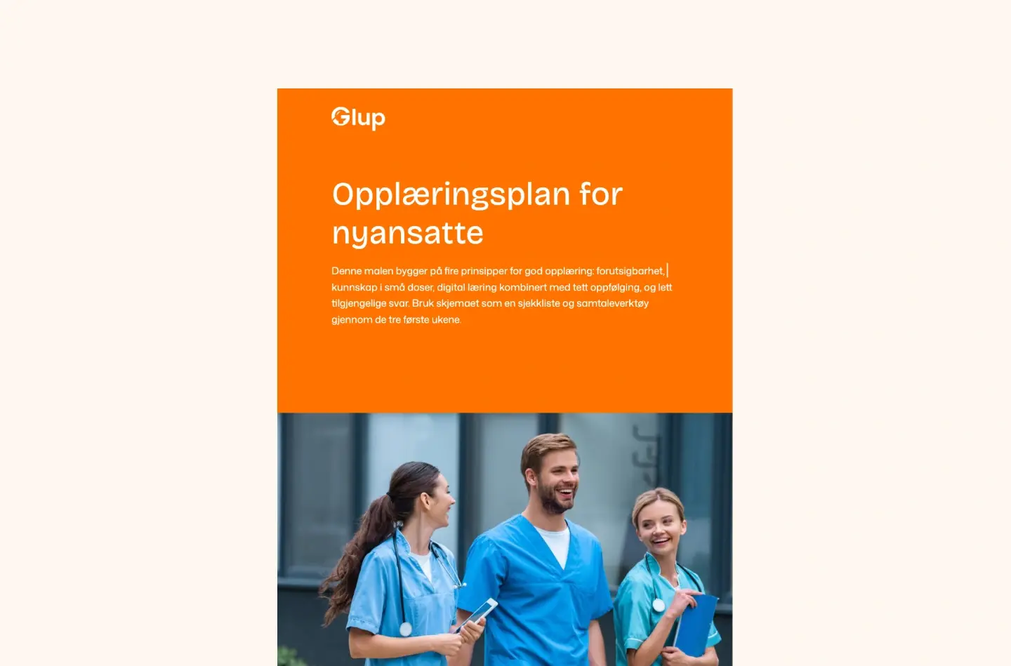 Opplæringsplan for nyansatte